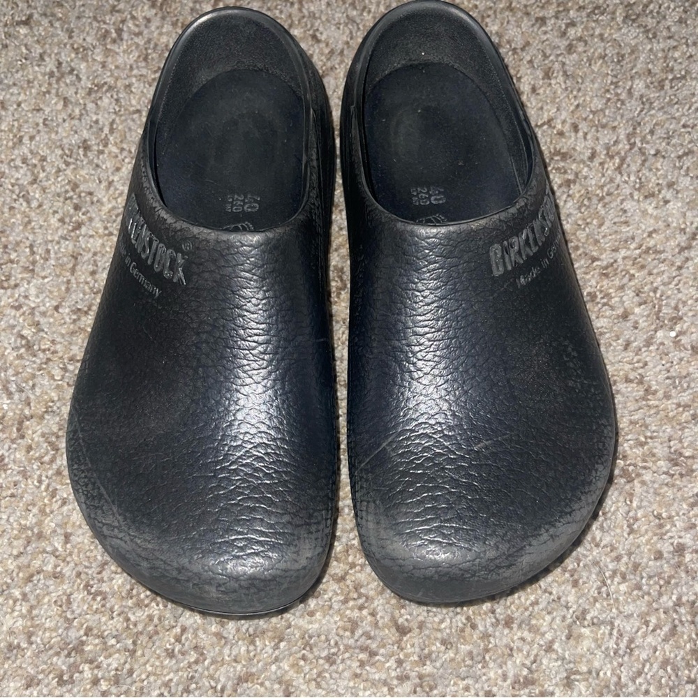 Birkenstock Professional Profi-Birki Polyurethane Clogs Black Sz 40 Regular - Picture 3 of 8